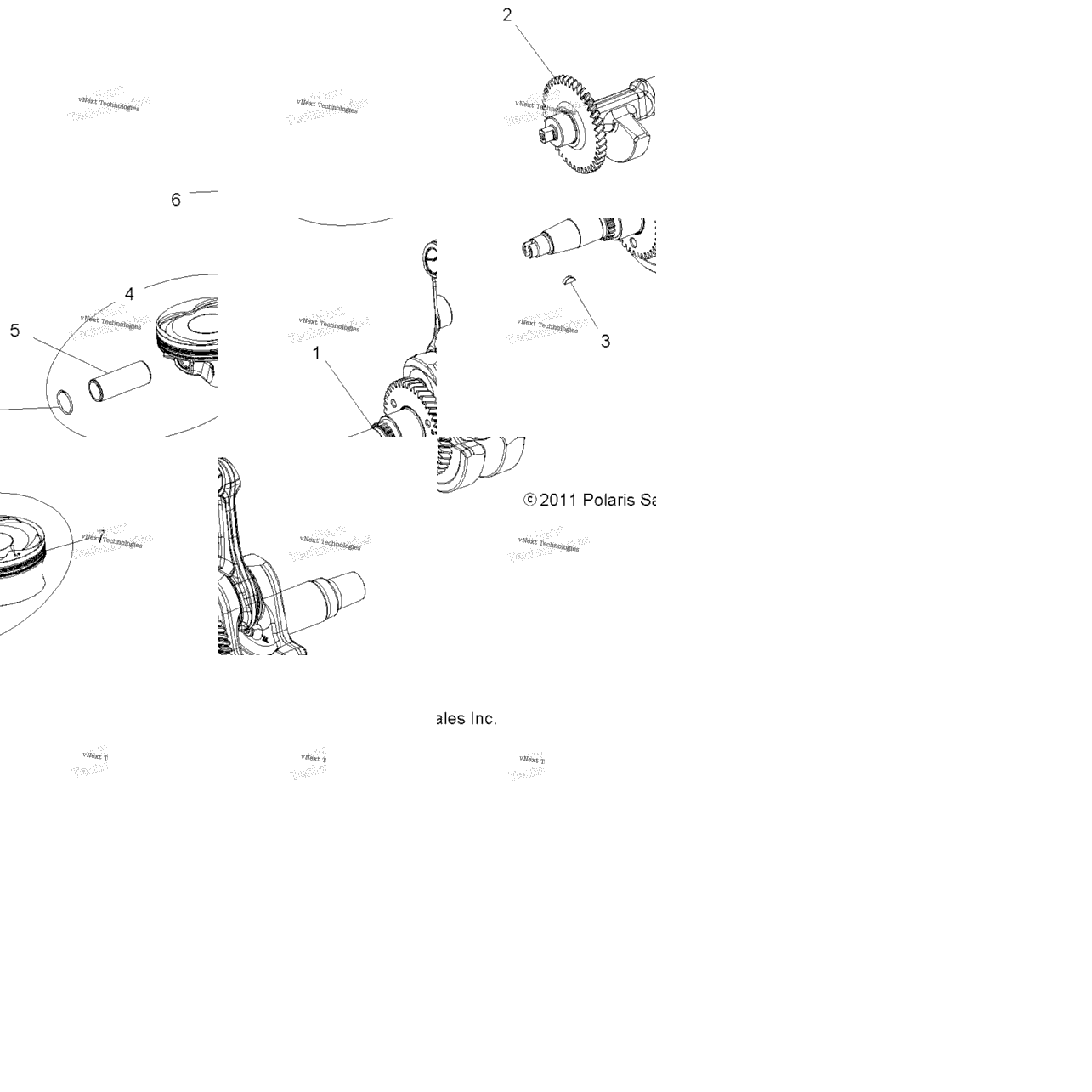 Engine, Crankshaft, Piston & Balance Shaft
