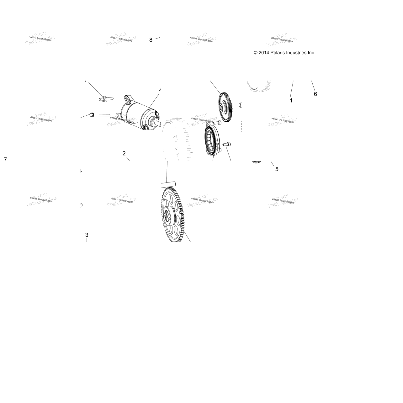 Engine, Starter Drive