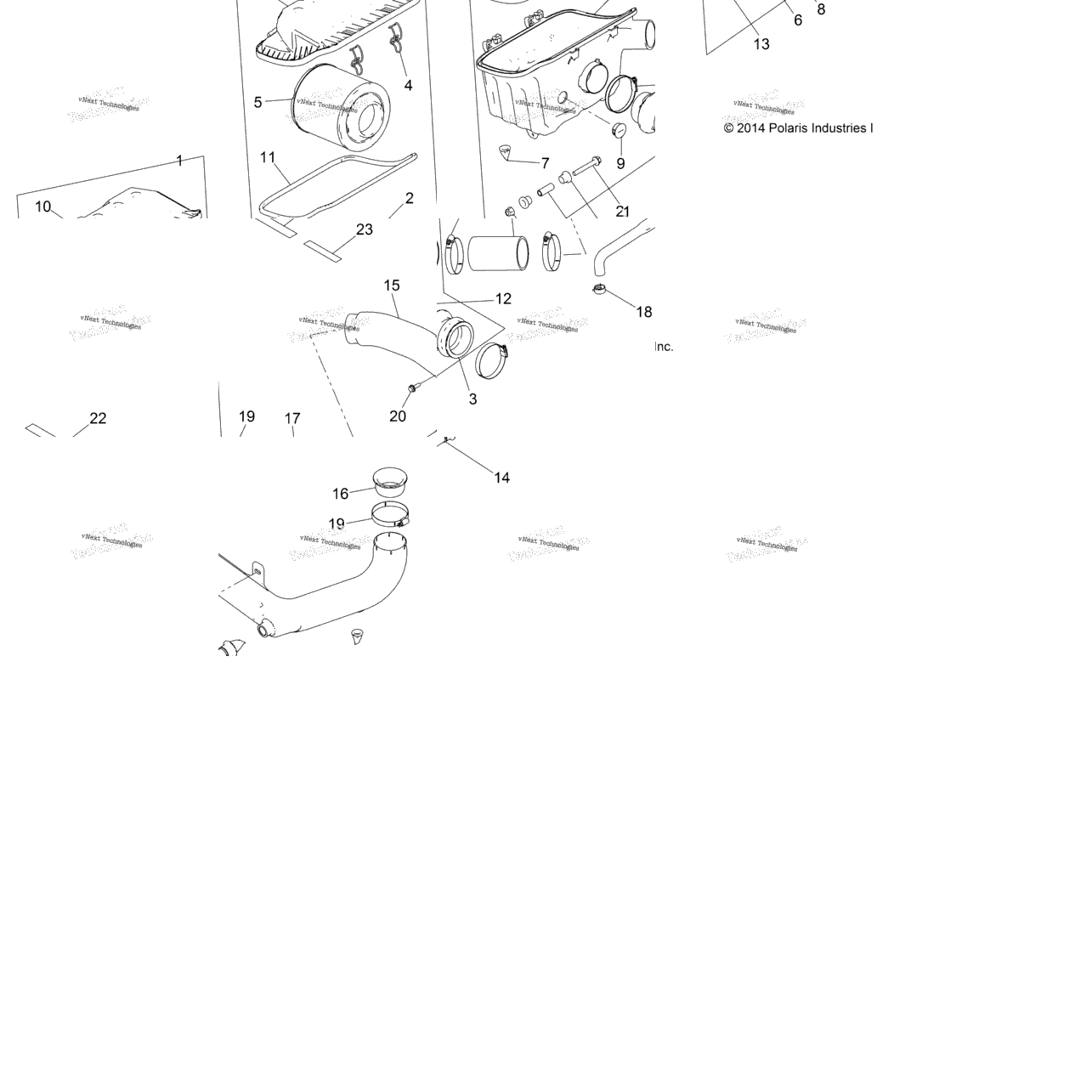 Engine, Air Intake System