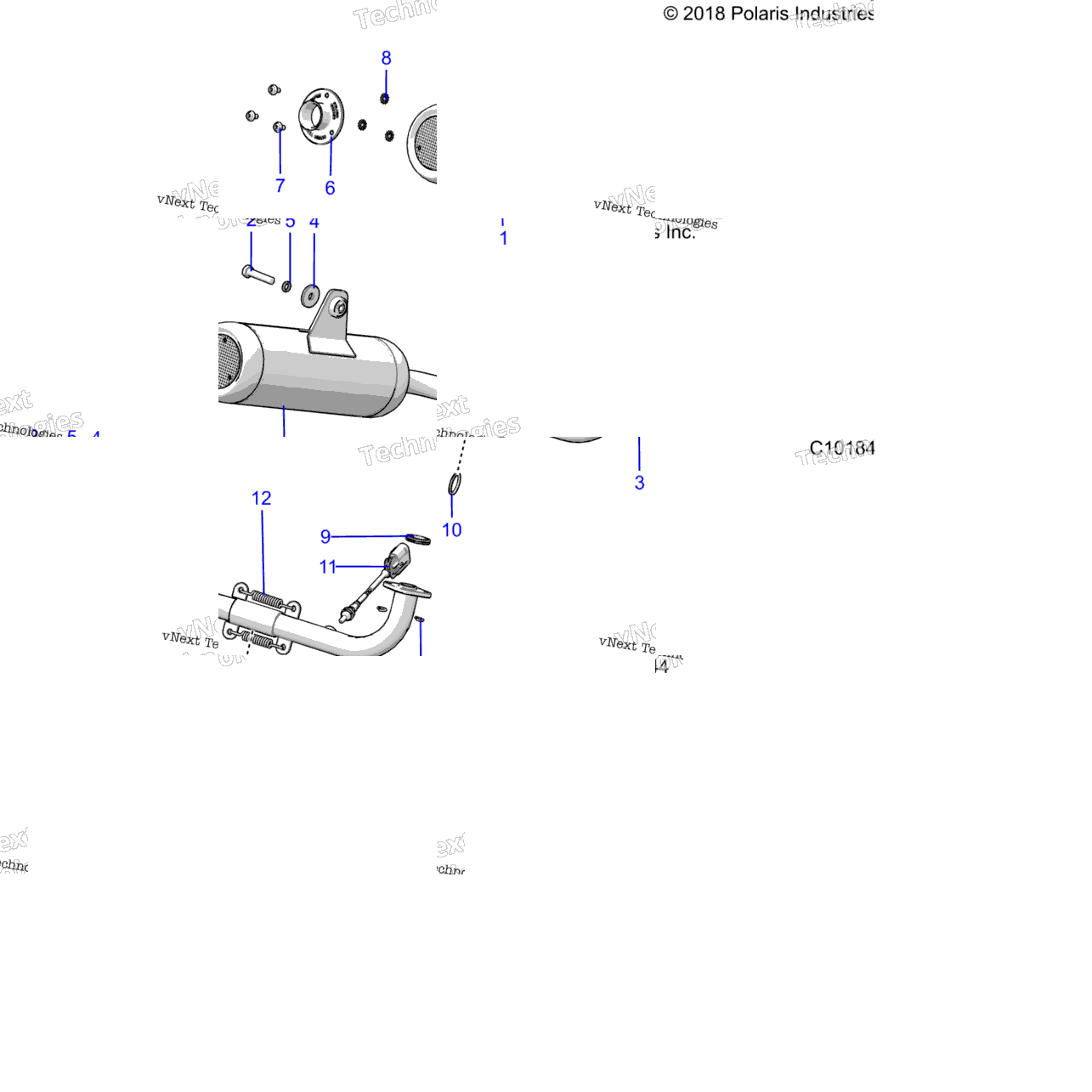 Engine, Exhaust System, Evap A20hzb15b1/B2