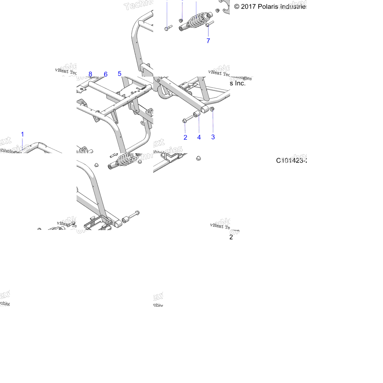 Suspension, Rear Swing Arm