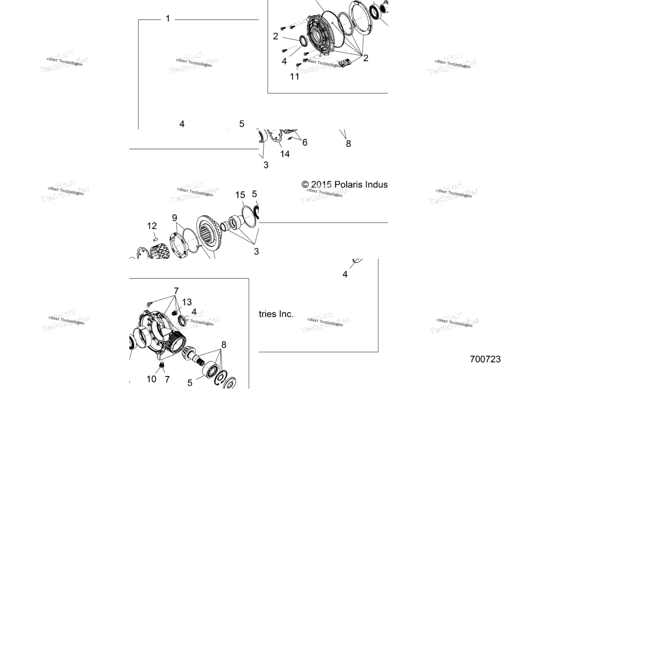 Drive Train, Front Gearcase