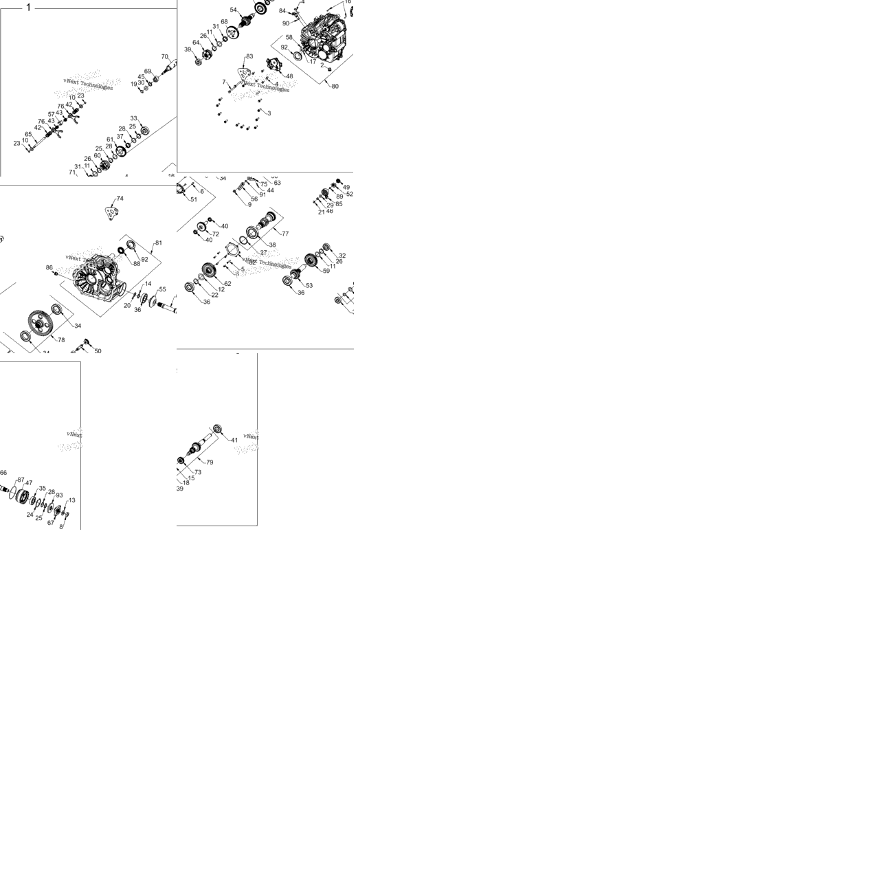 Drive Train, Main Gearcase Internals