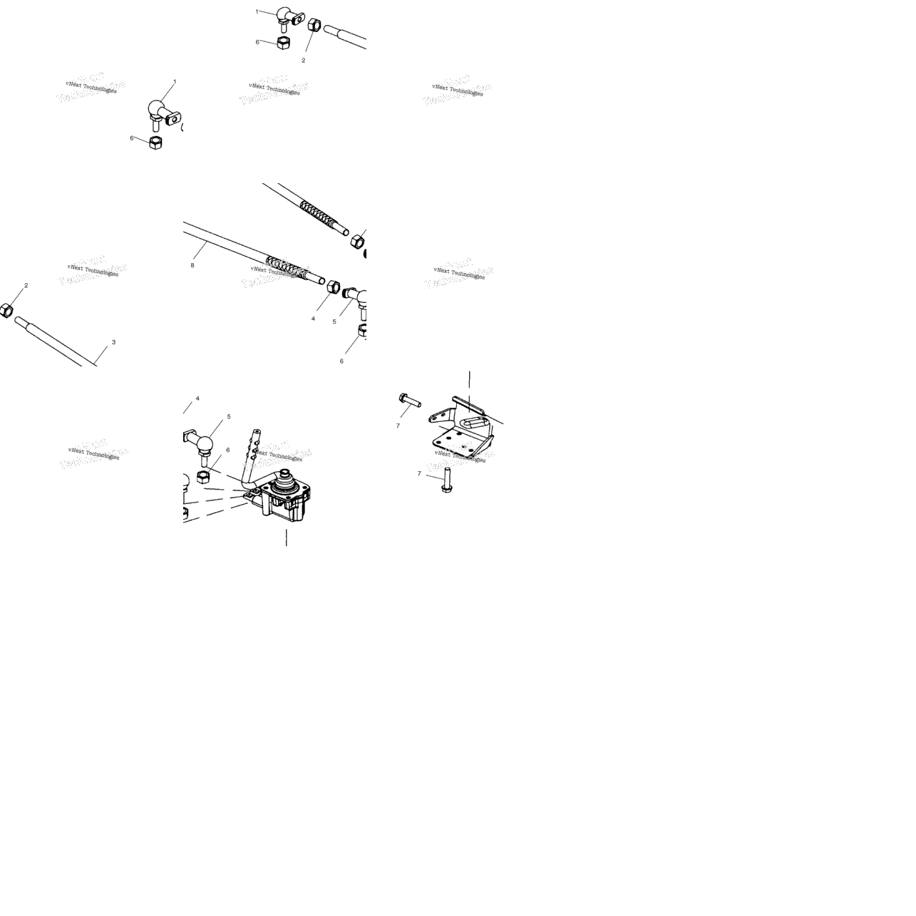 Gearcase Selector Mounting