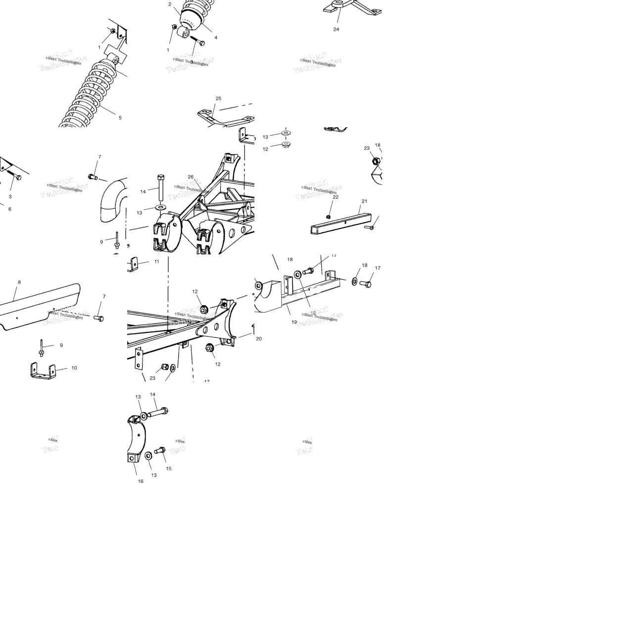 Swing Arm Weldment (4978707870C03)