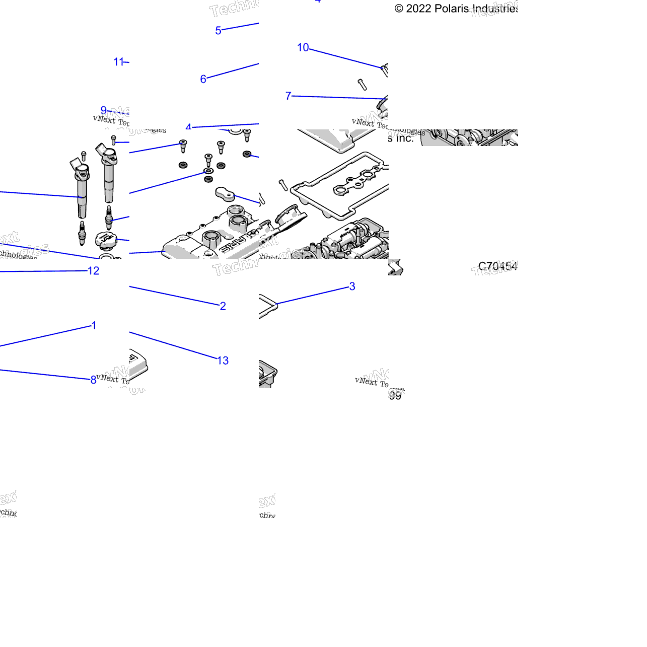 Engine, Throttle Body And Valve Cover