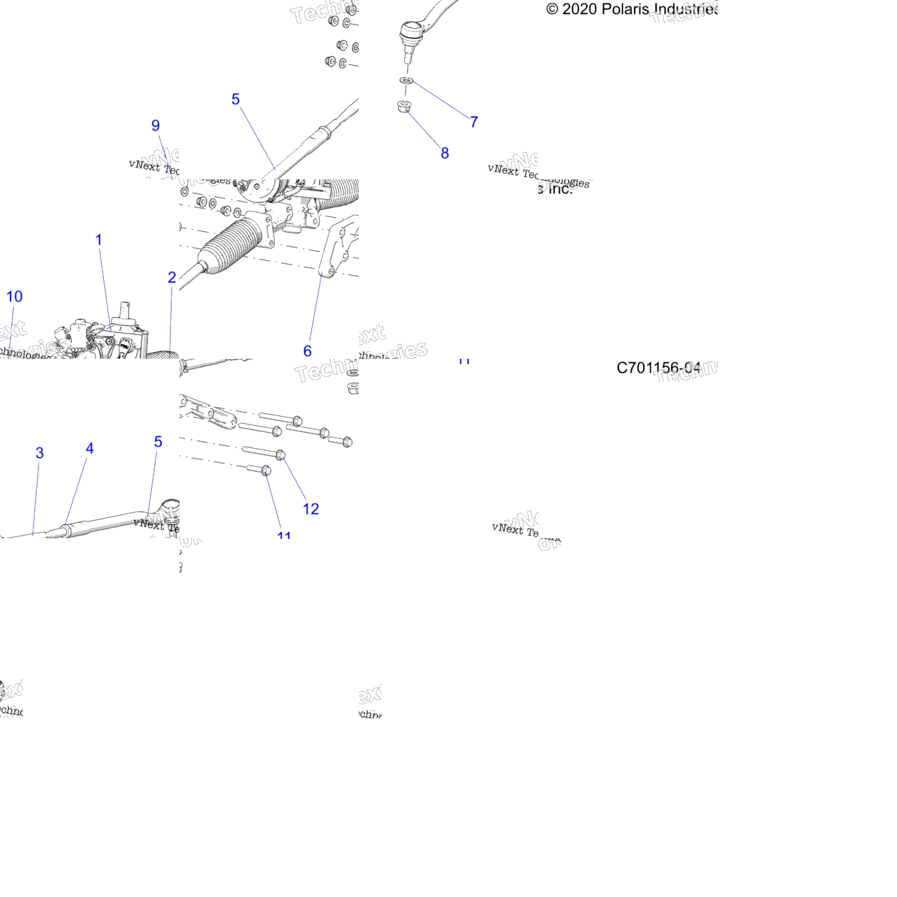 Steering, Gear Box W/Eps And Related