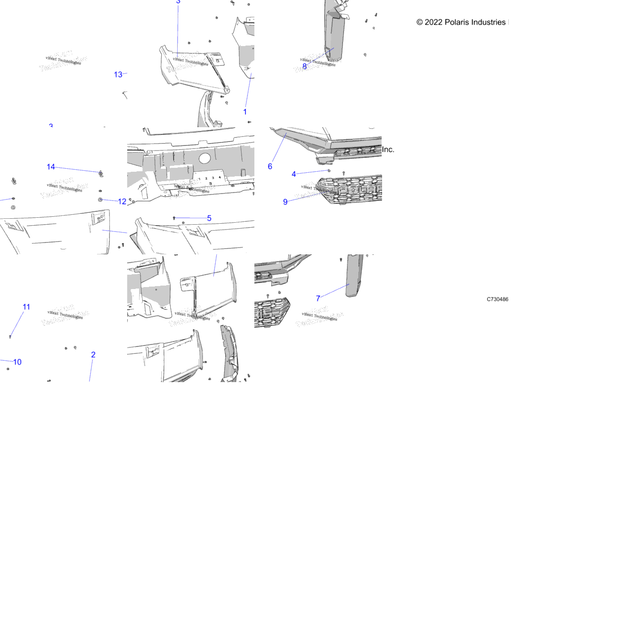 Body, Hood And Front Facia