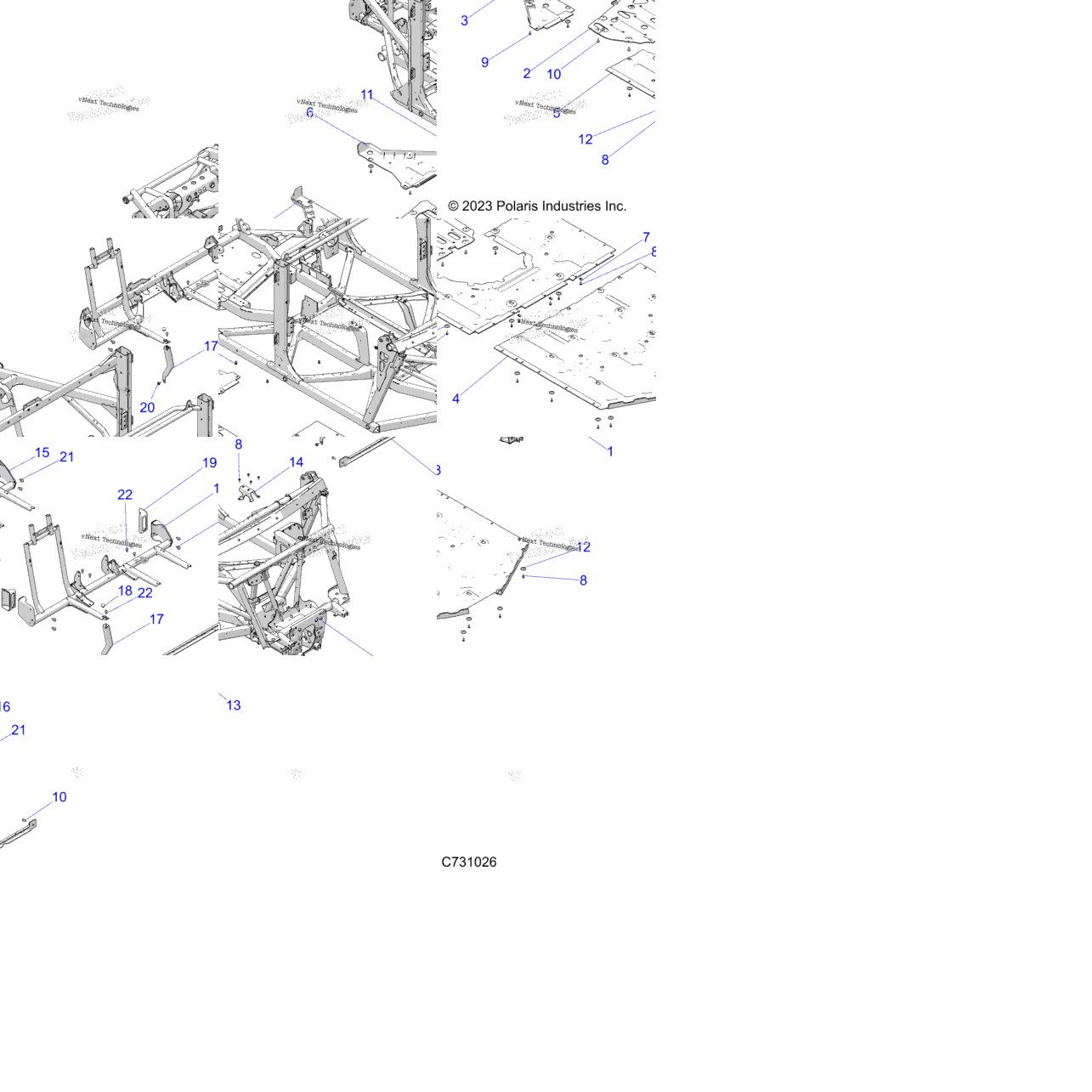 Chassis, Main Frame And Skid Plates