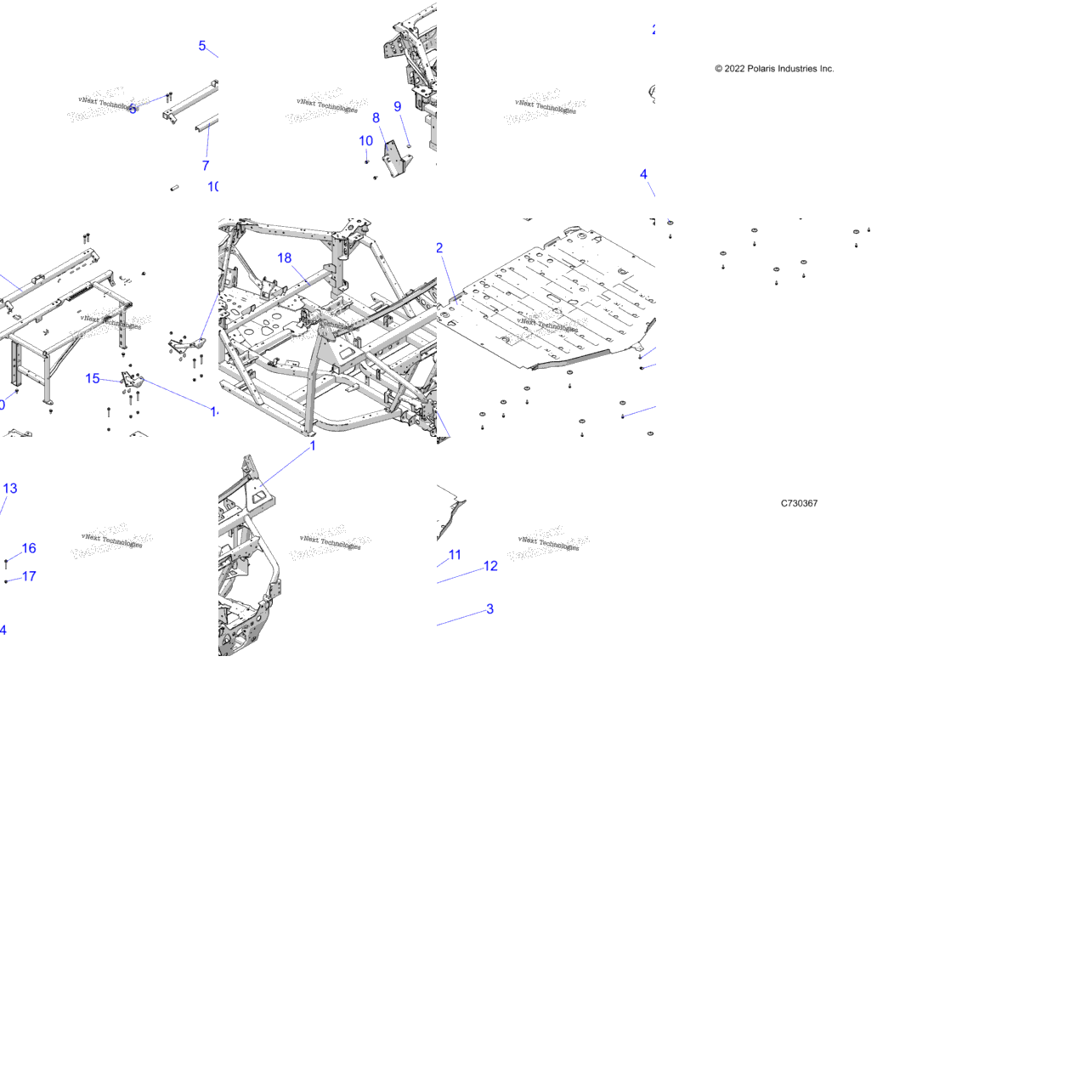 Chassis, Main Frame And Skid Plates