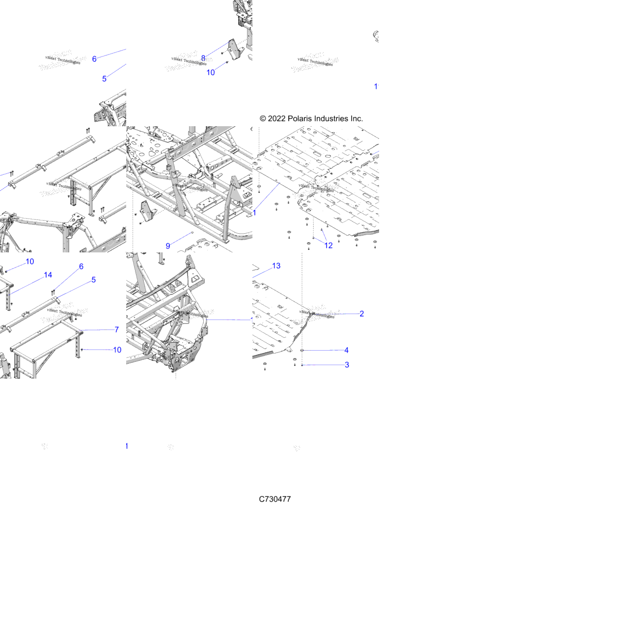 Chassis, Main Frame And Skid Plates