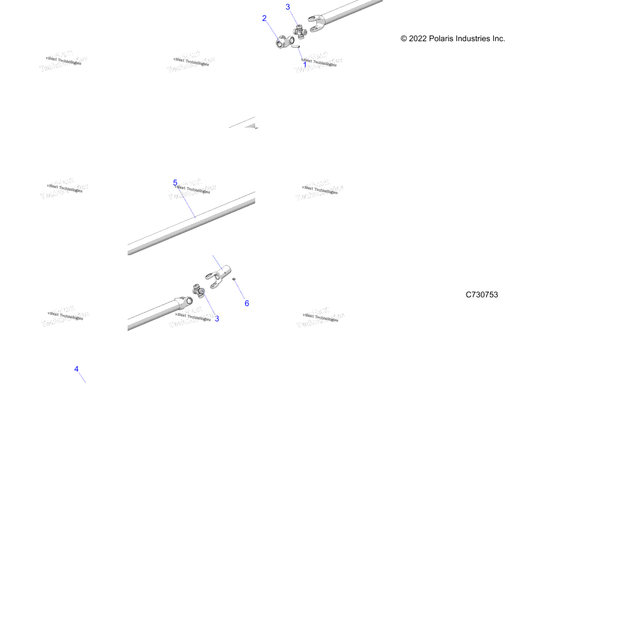 Drive Train, Front Prop Shaft