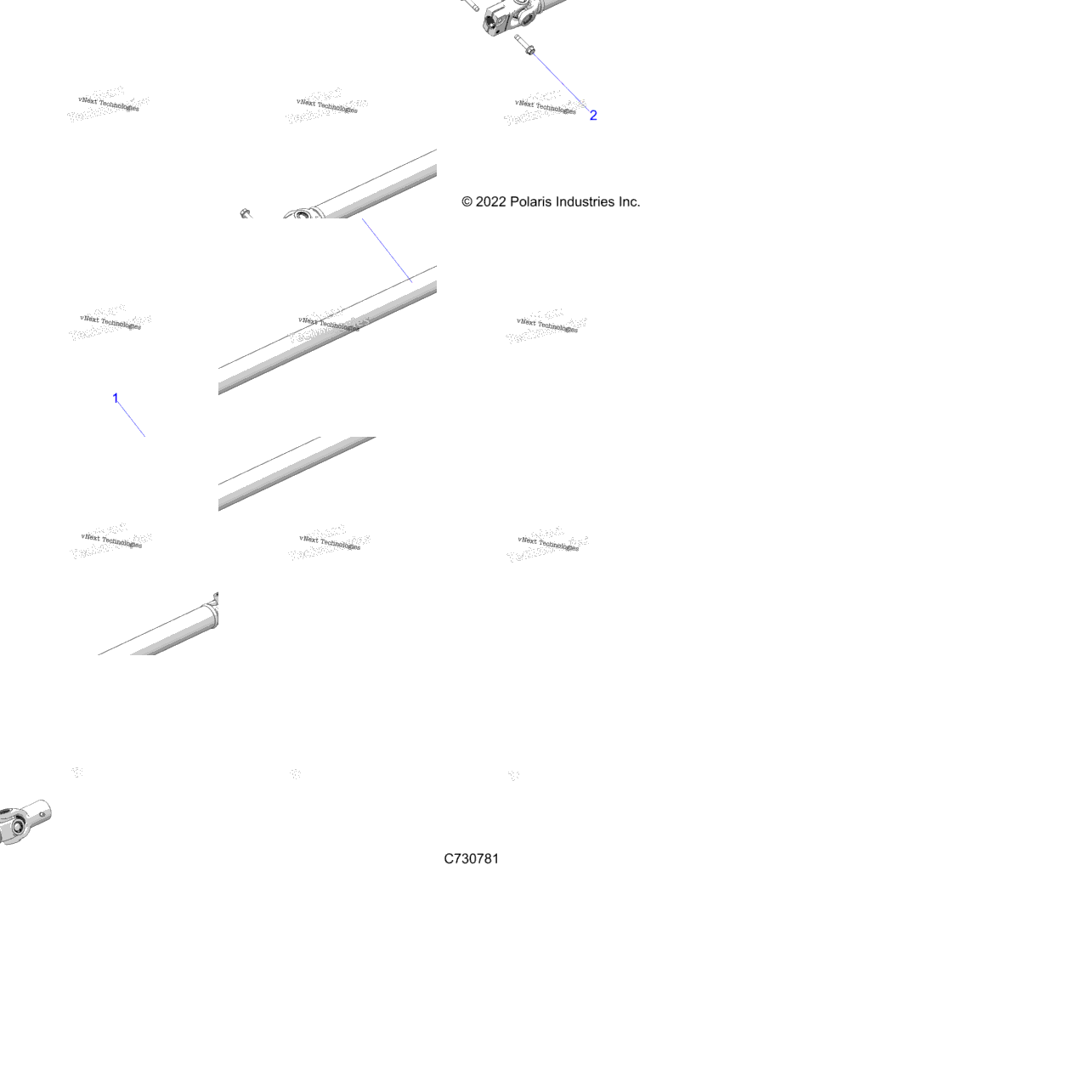 Drive Train, Front Prop Shaft