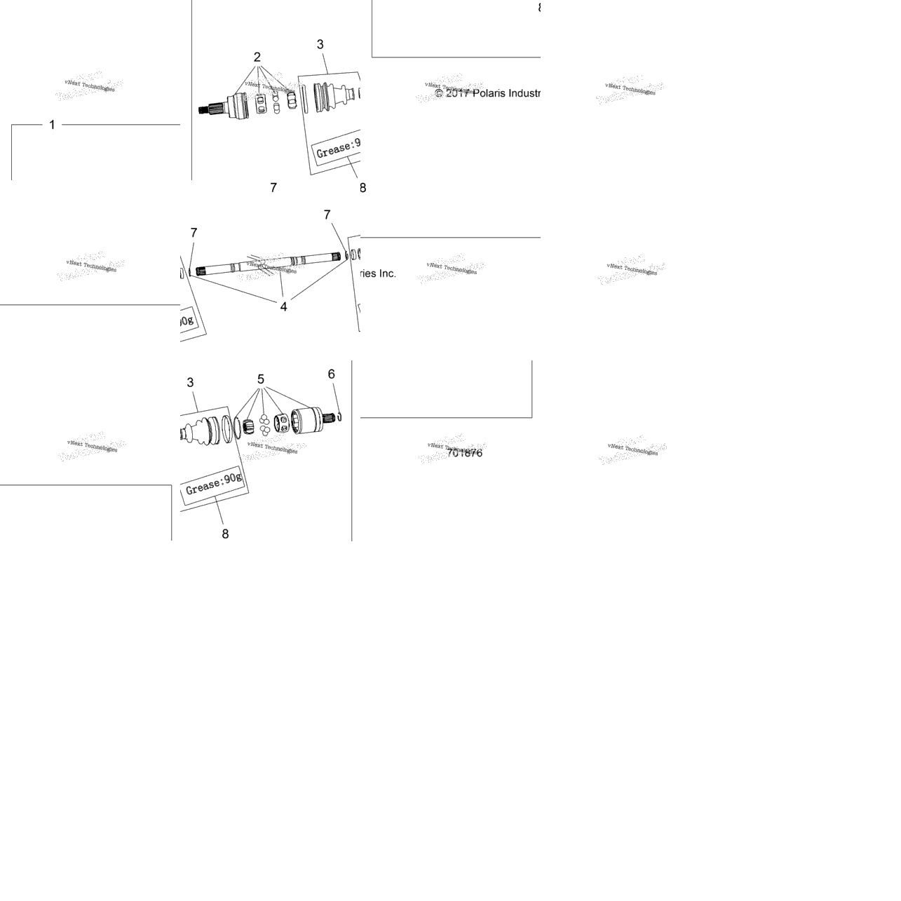 Drive Train, Front Half Shaft