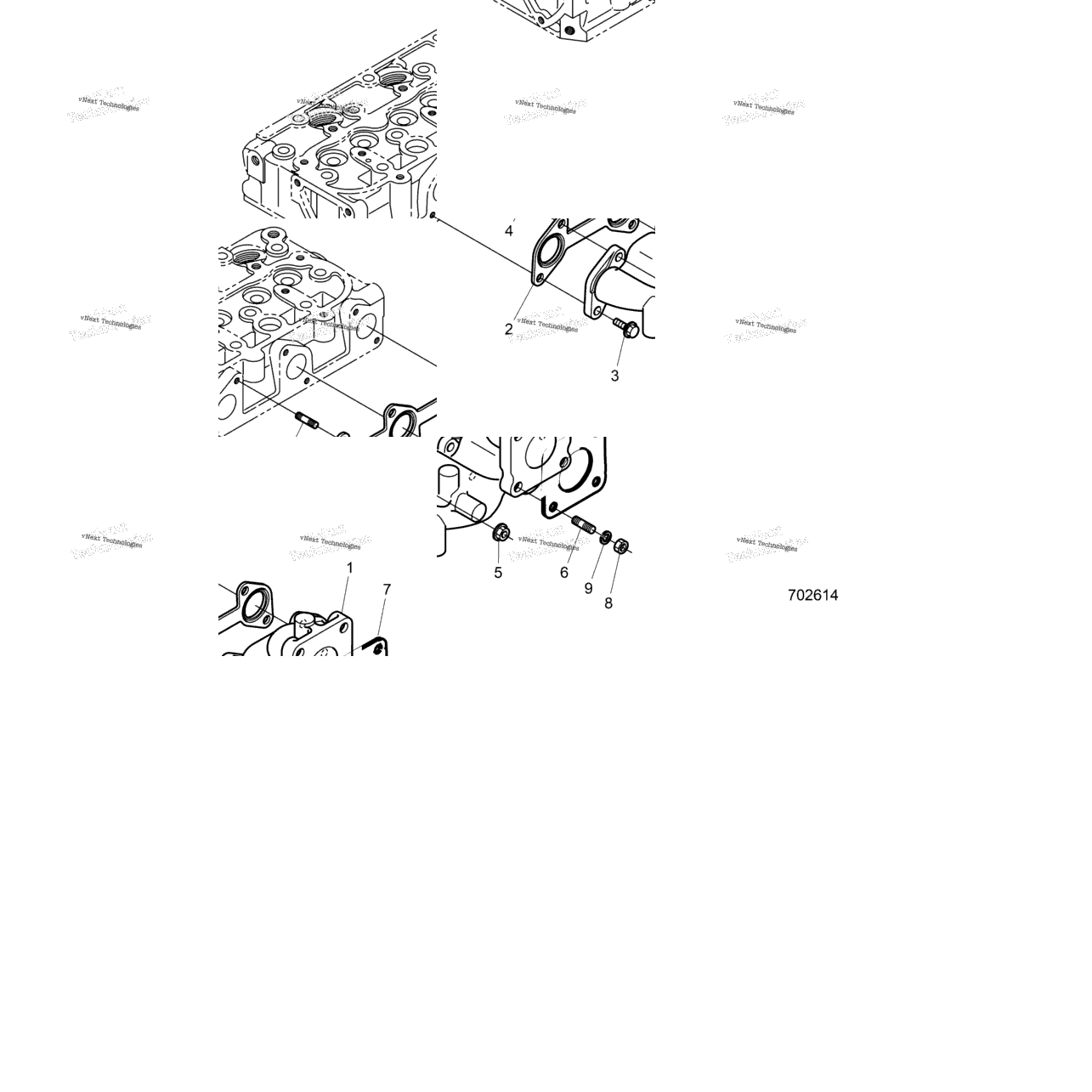 Engine, Exhaust Manifold R24rred4ja