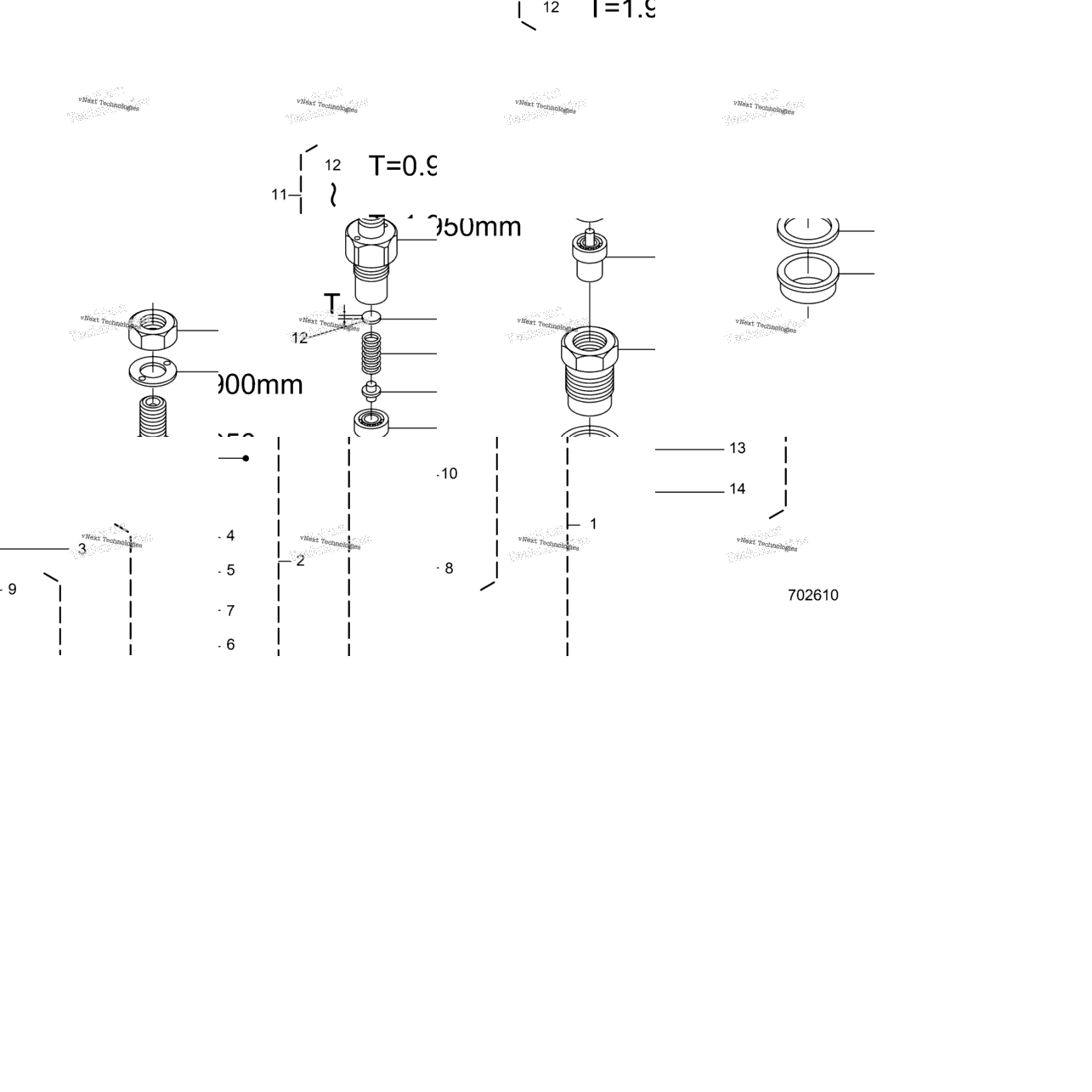 Engine, Nozzle Holder R24rred4ja (702610)