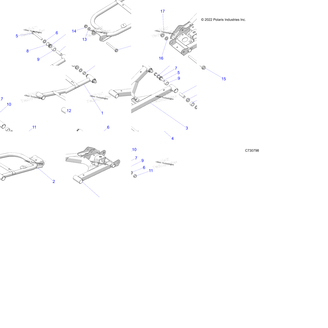 Suspension, Rear Control Arms R24rred4ja