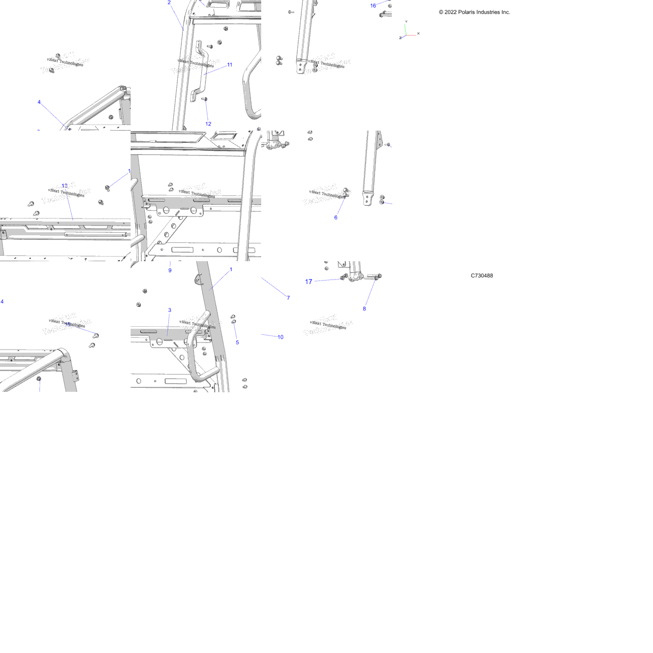 Chassis, Cab Frame