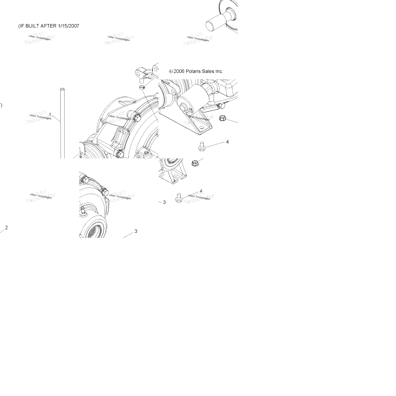 Gearcase, Mounting, Rear (49Rgrgearcasemtgrr077004x4)