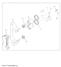 Brakes, Front Caliper All Options