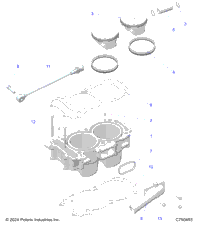 Engine, Cylinder And Piston
