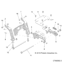 Chassis, Mounting, Front Gearcase