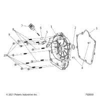 Engine, Crankcase Cover Asm, Right )