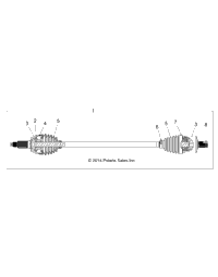 Drive Train, Front Half Shaft Z16vde99af/Am/Lm