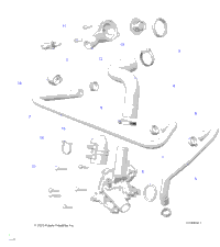 Engine, Waterpump And Bypass