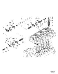 Engine, Valve And Rocker Arm