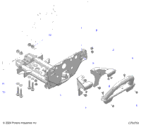 Chassis, Front Gearcase And Bumper Mounting