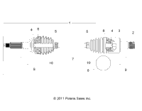 Drive Train, Rear Half Shaft