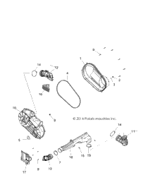 Drive Train, Clutch Cover & Ducting