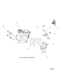 Engine, Throttle Body & Fuel Rail