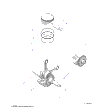 Engine, Crankshaft, Piston & Balance Shaft