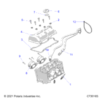 Engine, Throttle Body And Valve Cover