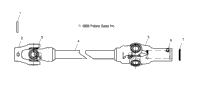 Prop Shaft, Front R06rd50ab/Ac