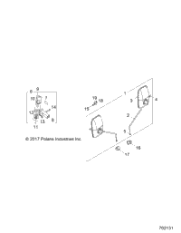 Body, Mirror, Hitch, License Plate Bracket