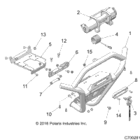 Accessory, Front Bumper, W/Winch H.Lift Z20nam99al