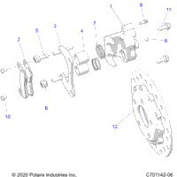 Brakes, Caliper, Rear