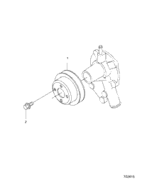 Engine, Water Pump Pulley