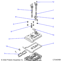 Engine, Throttle Body And Valve Cover