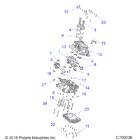 Engine, Crankcase And Crankshaft
