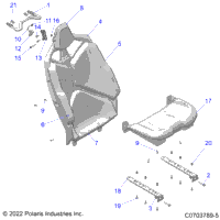 Body, Seat Asm., Rear, Premium/Deluxe