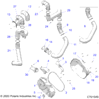 Drive Train, Clutch Cover And Ducting