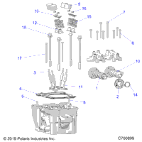Engine, Cylinder Head, Cams & Valves