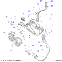 Drive Train, Clutch Cover And Ducting