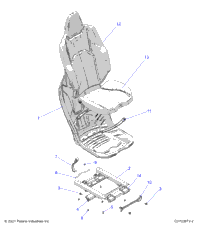 Body, Seat Asm. Passenger Z24nee99fm/Z24nes99fm/Cm