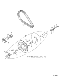 Drive Train, Secondary Clutch