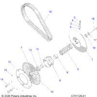 Drive Train, Secondary Clutch/Belt
